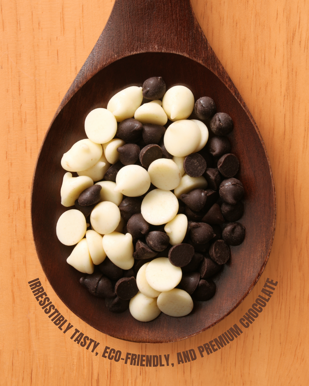 healthy chocolate chips with no added sugar and fair-trade certified