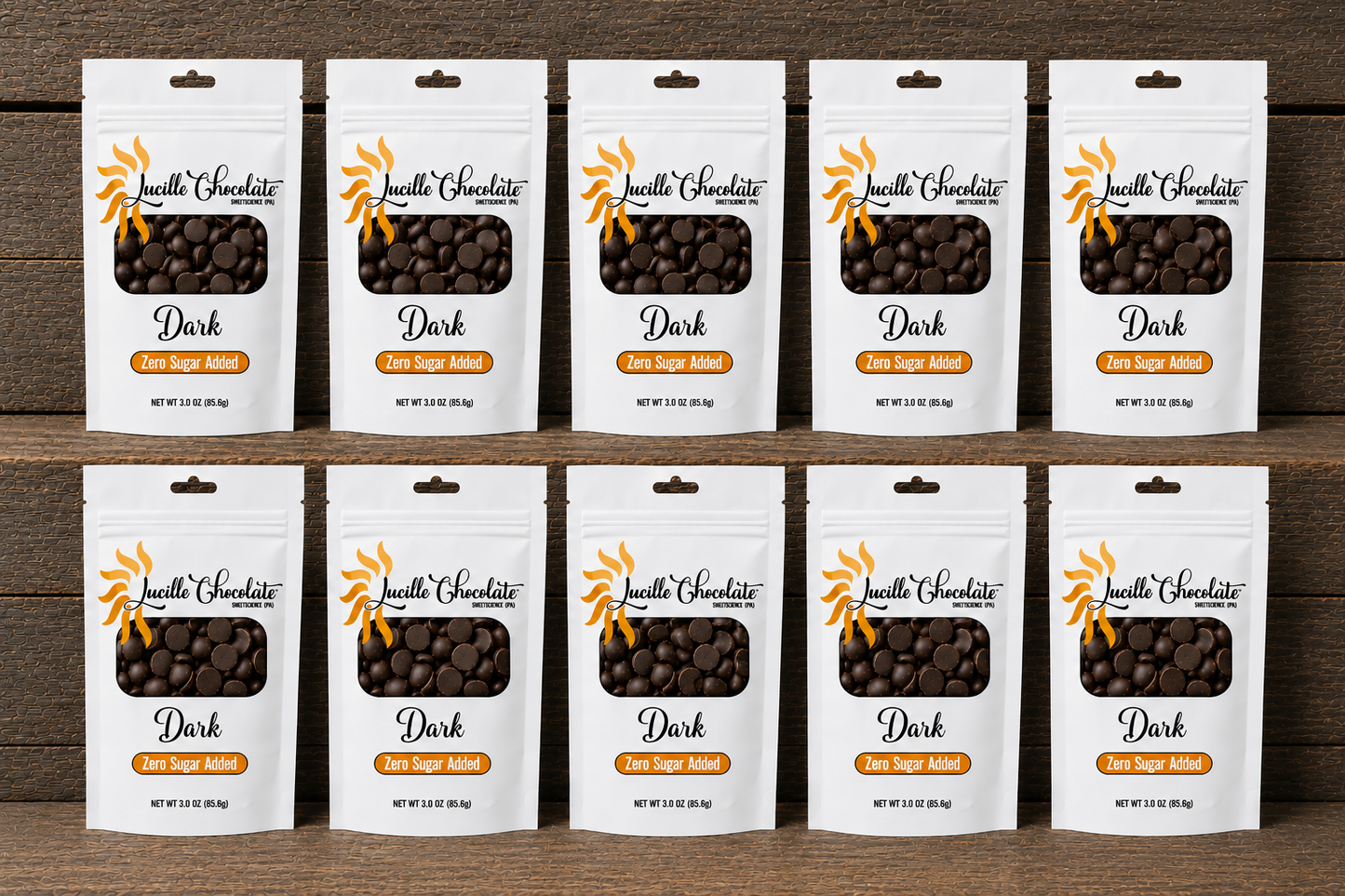 Dark Chocolate - (10) 3.0 oz packages